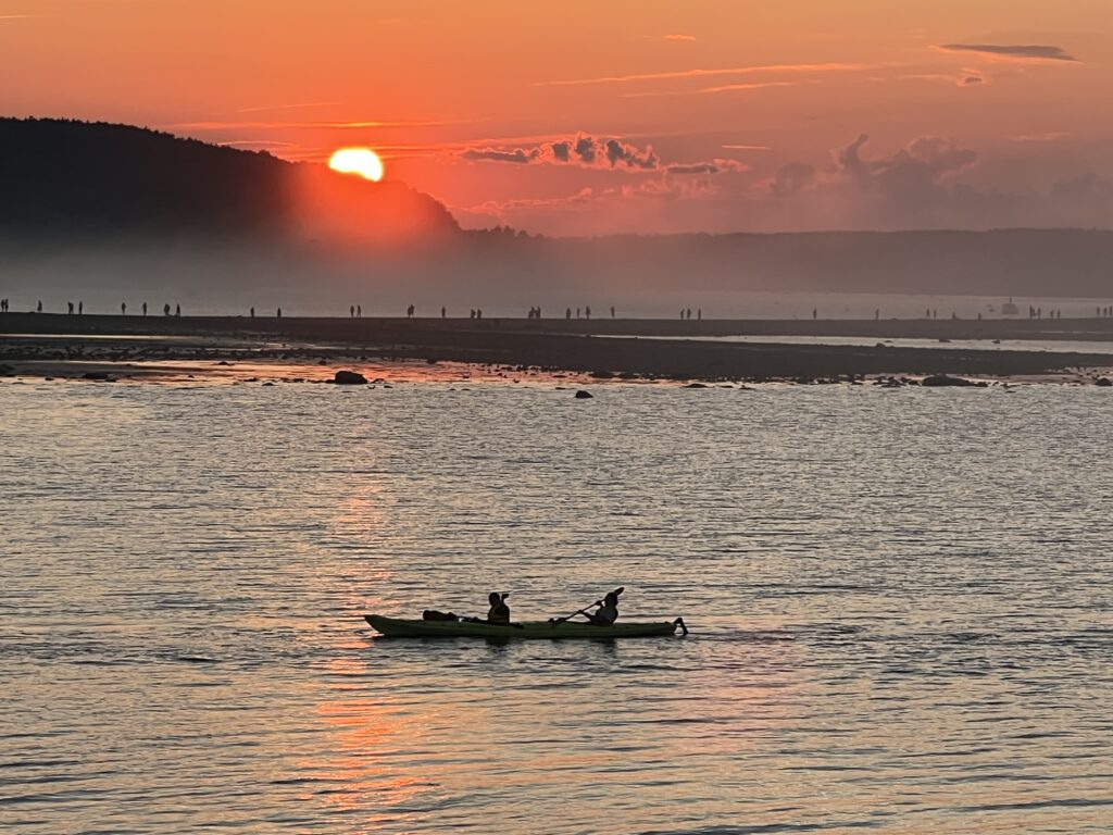 Sunset photo from the town pier